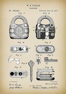 Padlock patent