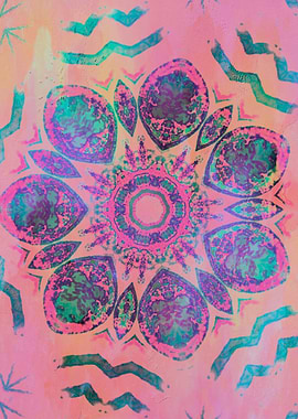 abstract modern mandala