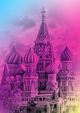 Colorful Moscow Russia