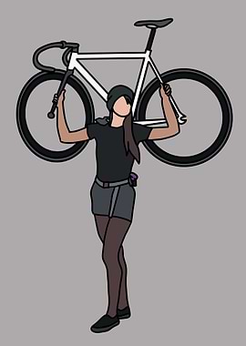 Fixed Bike Lady