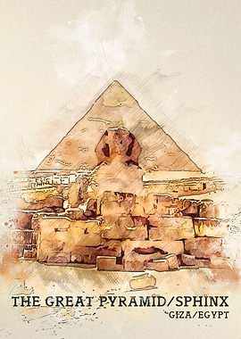 Pyramid and Sphinx