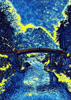 Shinkyo Bridge in Nikko