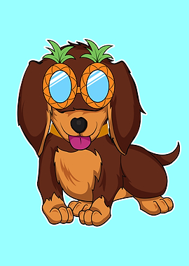 Dachshund Pineapple Gift