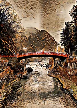 Shinkyo Bridge Nikko Japan