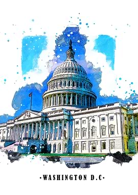 Washington in Watercolor