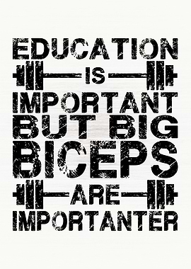 Big Biceps Importanter Gym