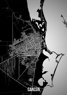Cancun dark map