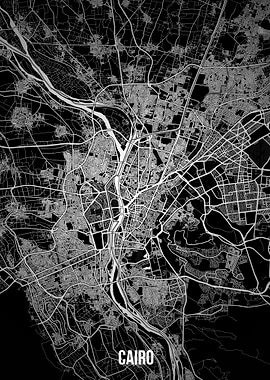 Cairo dark map