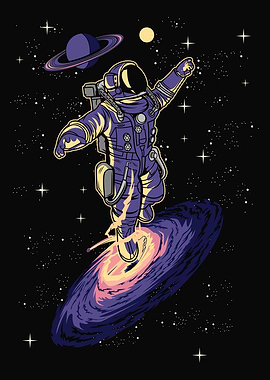 Astronaut Black Hole