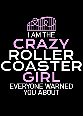 crazy roller coaster girl