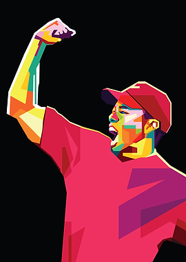 tiger woods popart