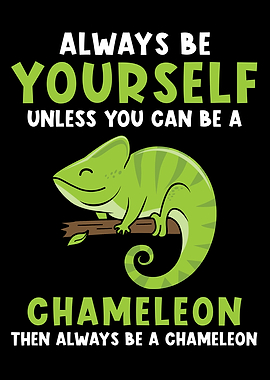 Chameleon Saying Funny