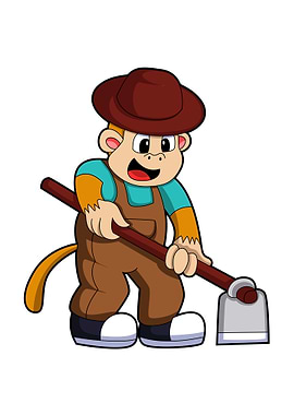 Monkey Farmer Rake