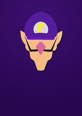Minimalist Waluigi