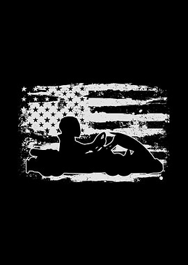 Go Kart USA Flag Racing