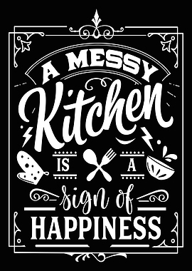 funny quote kitchen Poster