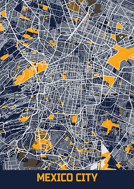 Mexico City Bluefresh Map