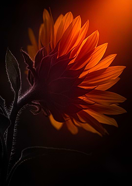 Sunflower sunset