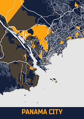Panama City Bluefresh Map