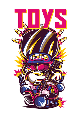 colorful toy soldier