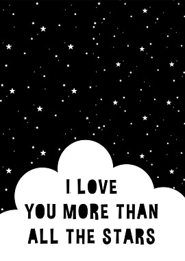 i love you more than stars