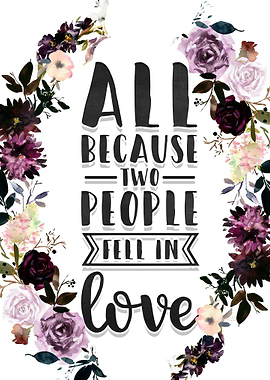 All because two people