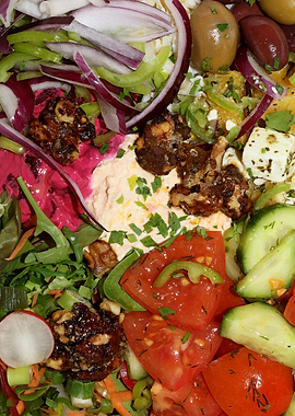 Greek traditional salad