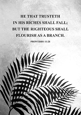 Proverbs 11 28