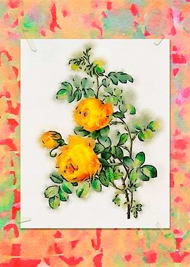 watercolor flowers 3