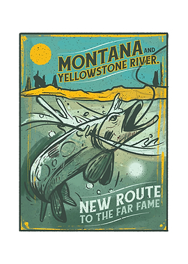 VINTAGE FISHING MONTANA