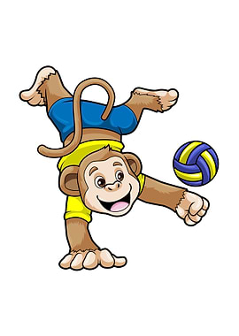 Monkey Sports Volleyball