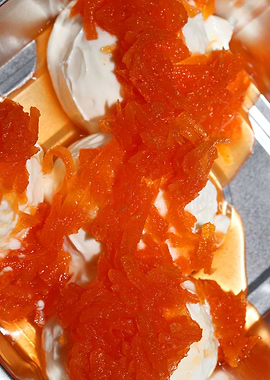 Greek jogurt sweet carrots