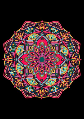 Colorful Mandala abstract