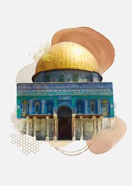 Masjid al aqsa wall art