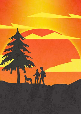 Desert van hot sumer