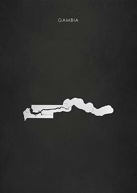 Silver Gambia Map