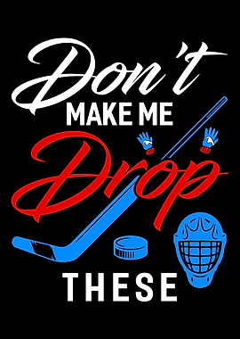 Ice Hockey Player Puck