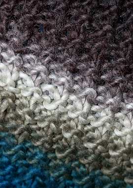 Handmade colorful scarf