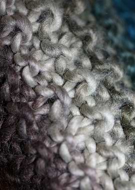 Colorful handmade scarf