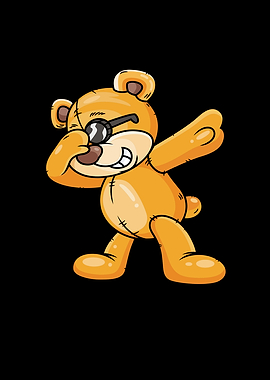 Funny Dabbing Bear