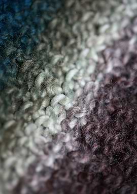 Colorful handmade scarf