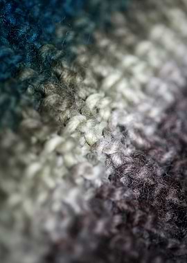 Colorful handmade scarf