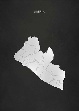 Silver Liberia Map