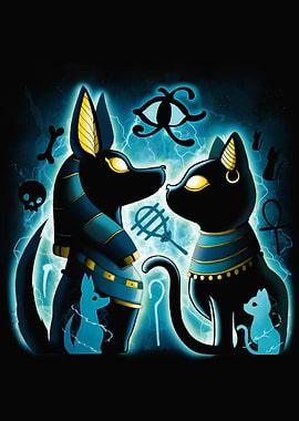 Anubis and Bastet
