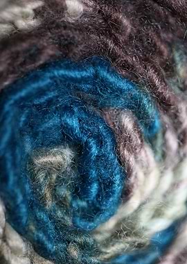 Handmade colorful scarf