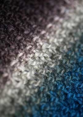 Handmade colorful scarf