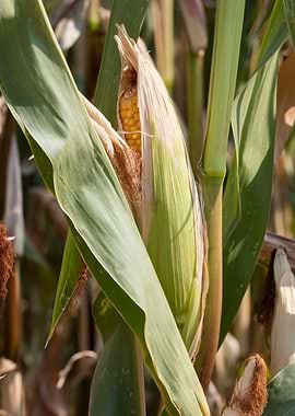 ripe cobs grown