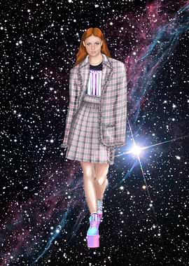 Embellished oversized suit