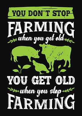 Farmer Farming Design