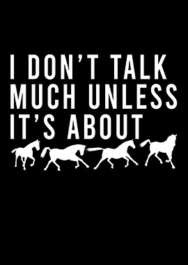 Talk about horses